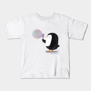 Penguins love Bubbles Kids T-Shirt